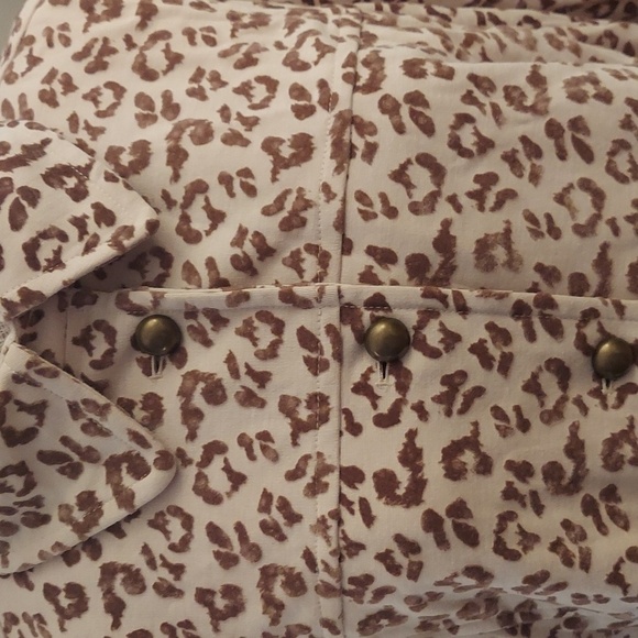 DIALOGUE Leopard Print Buttoned Down Blazer Jacket - Picture 4 of 12